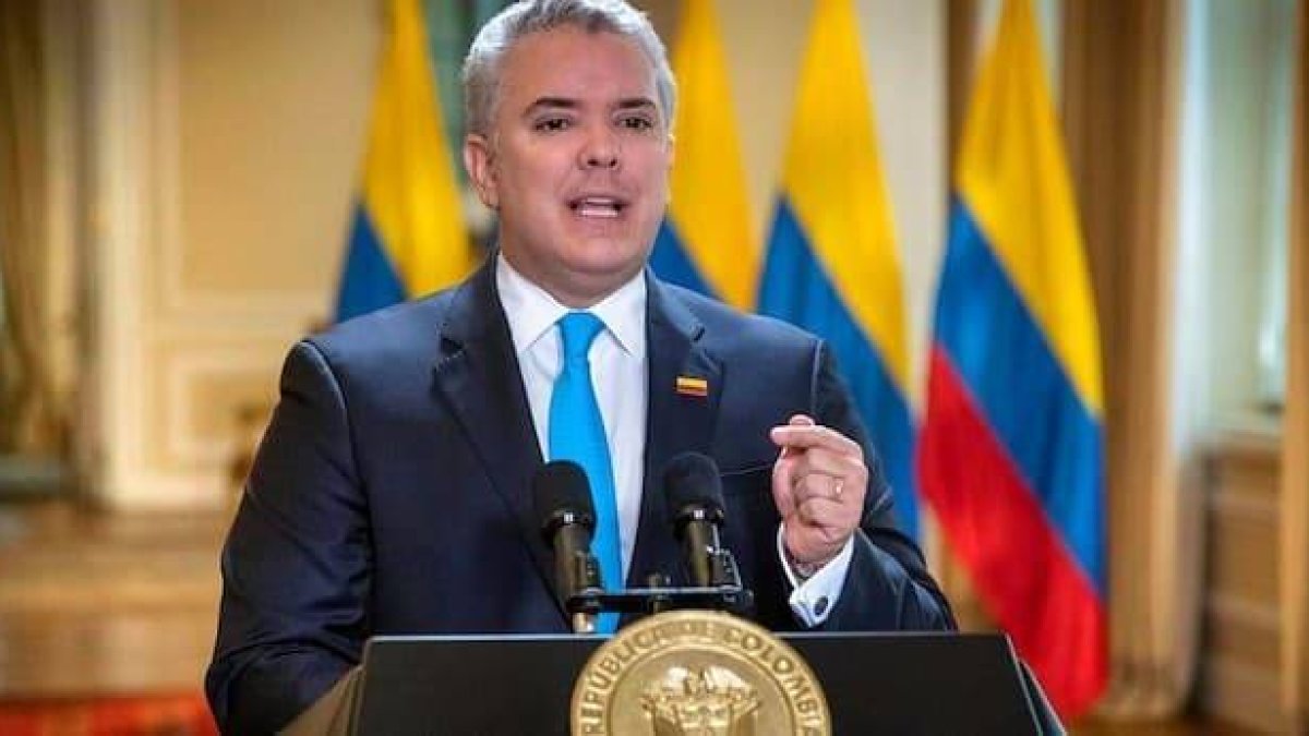 Iván Duque cumple justo ahora dos años como presidente de Colombia.
