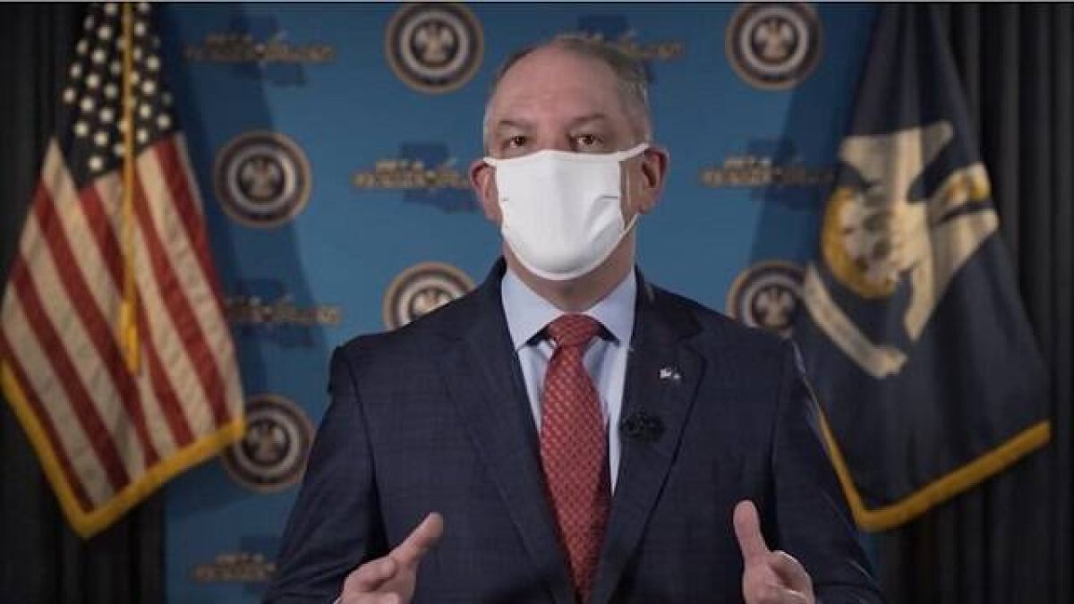 El gobernador de Luisiana hizo esta petición durante una rueda de prensa para informar de la evolución del coronavirus