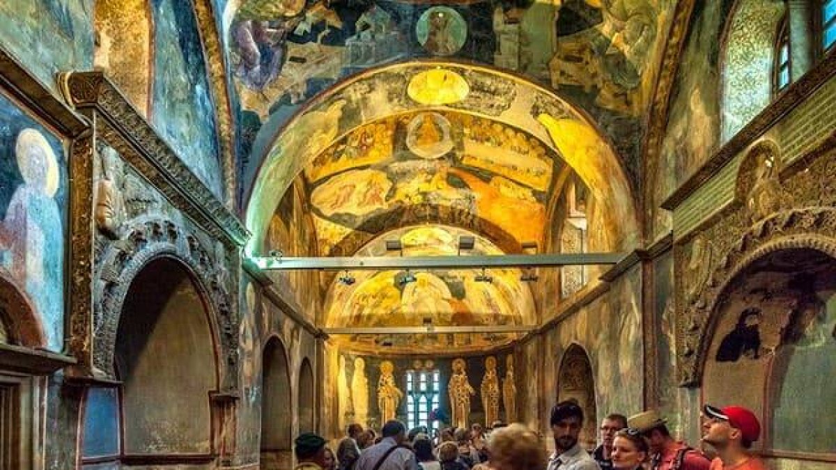 Interior del monasterio de Cora. Foto: Giorgio Panzeri / Asia News.