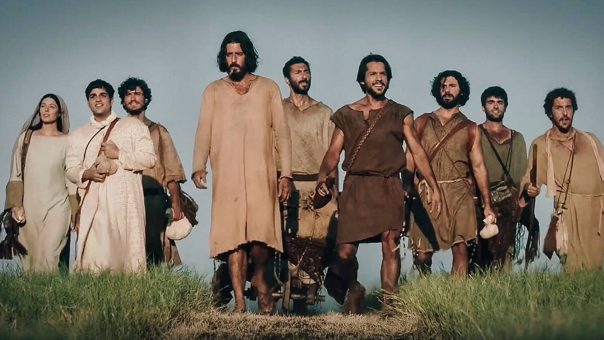 Jesús y sus discípulos, en «The Chosen», una serie basada en los Evangelios que está batiendo récords.
