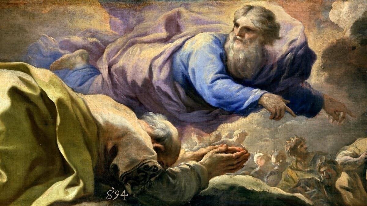 «Abraham escucha las promesas del Señor» (detalle), de Luca Giordano (1634-1705). Museo del Prado.