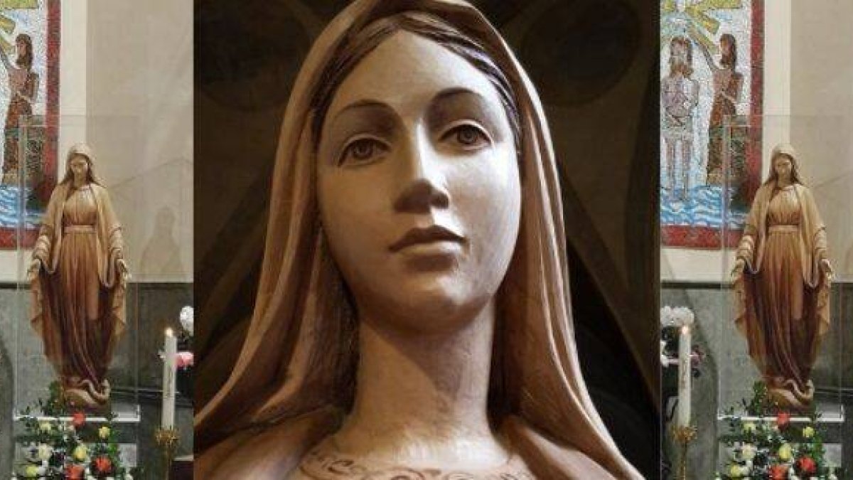 La Reina de Radio María, imagen de madera que recorrió Italia con el coronavirus, y ahora España