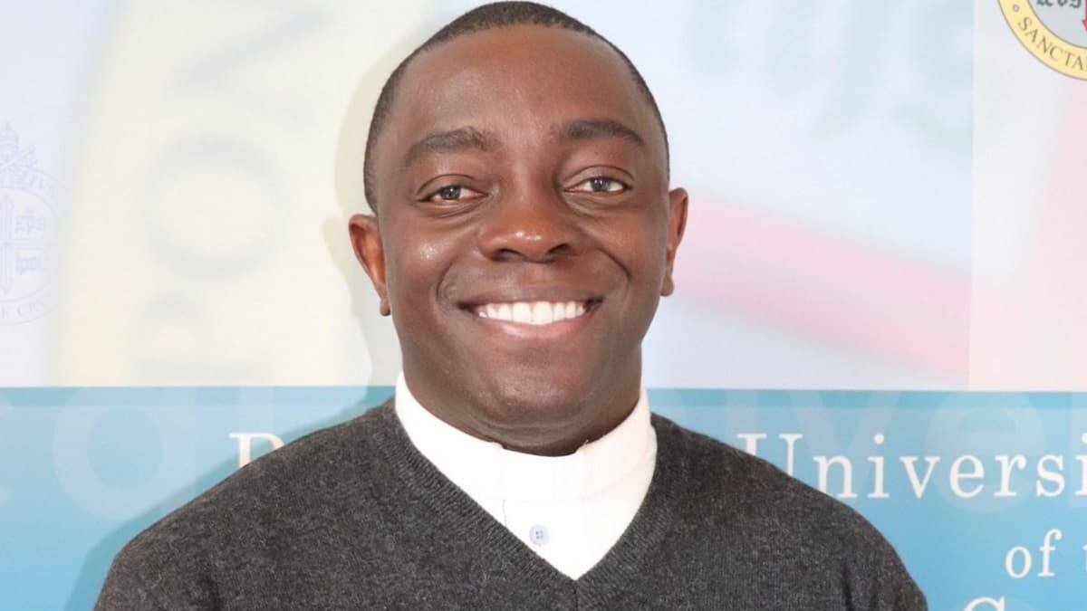 Wenceslas Lengoma ha sido enviado por su obispo a Roma para formarse en Comunicación Institucional