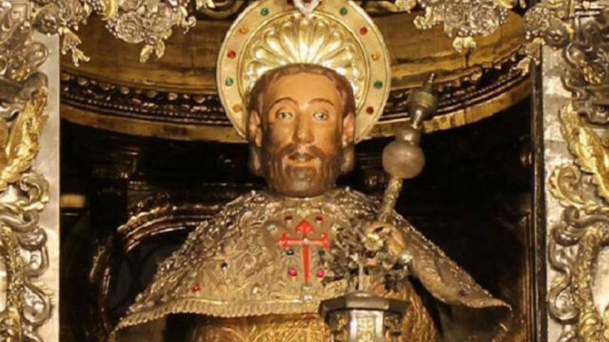 Imagen del Apóstol Santiago en la Catedral de Compostela