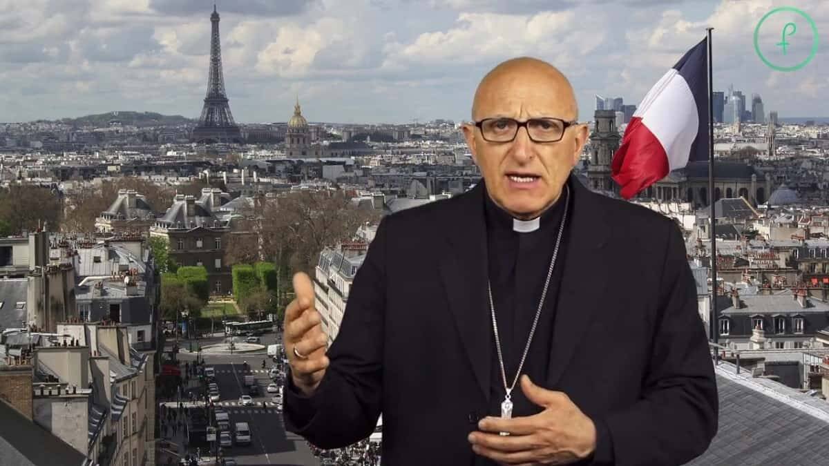 El obispo de Toulon, monseñor Rey, se ha mostrado especialmente duro con la decisión del Gobierno / Imagen Youtube