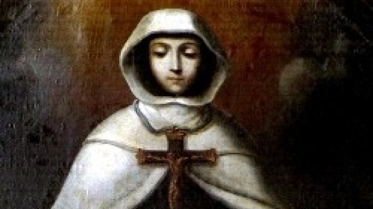 Eufrosina en hábito masculino.