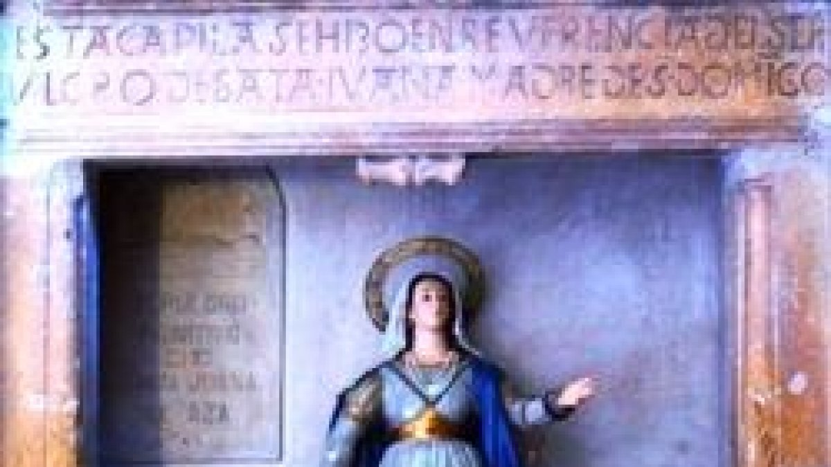 Primitivo sepulcro de la Beata.