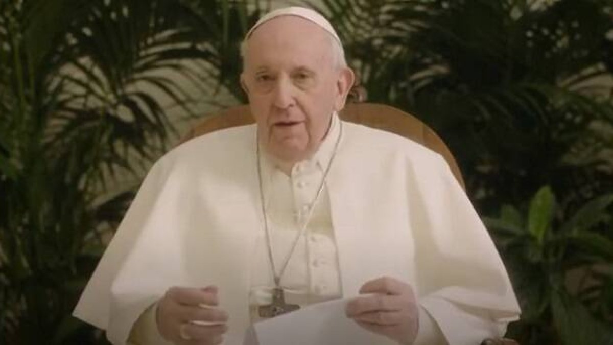 El Papa ha participado en esta jornada vía online