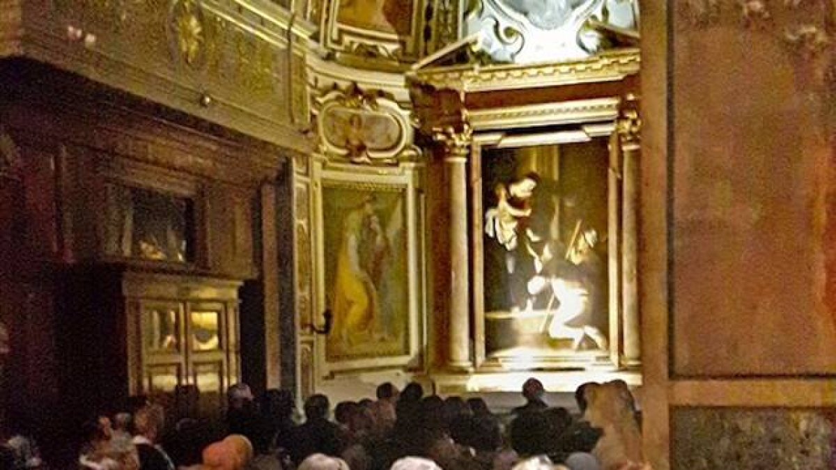 La capilla Cavalletti, en la basílica de San Agustín de Roma, donde puede admirarse