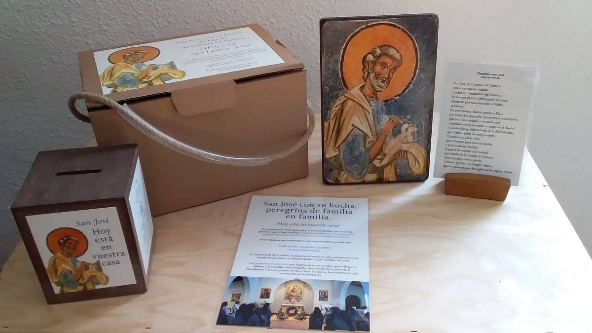Con las huchas peregrinas se conoce mejor a San José, se reza en familia y se conoce la obra de las Hermanitas del Cordero