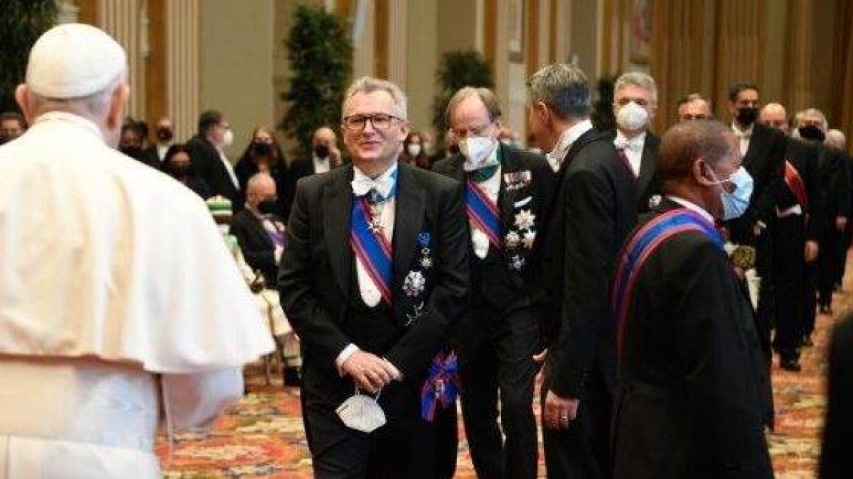 El Papa Francisco recibió al cuerpo diplomático el 8 de febrero de 2021 y repasó los problemas del mundo con ellos - pandemia, libertad religiosa, derecho a vivir
