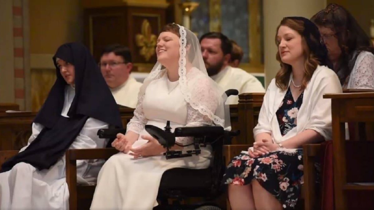 Alicia Pousson, el día que se convirtió en virgen consagrada