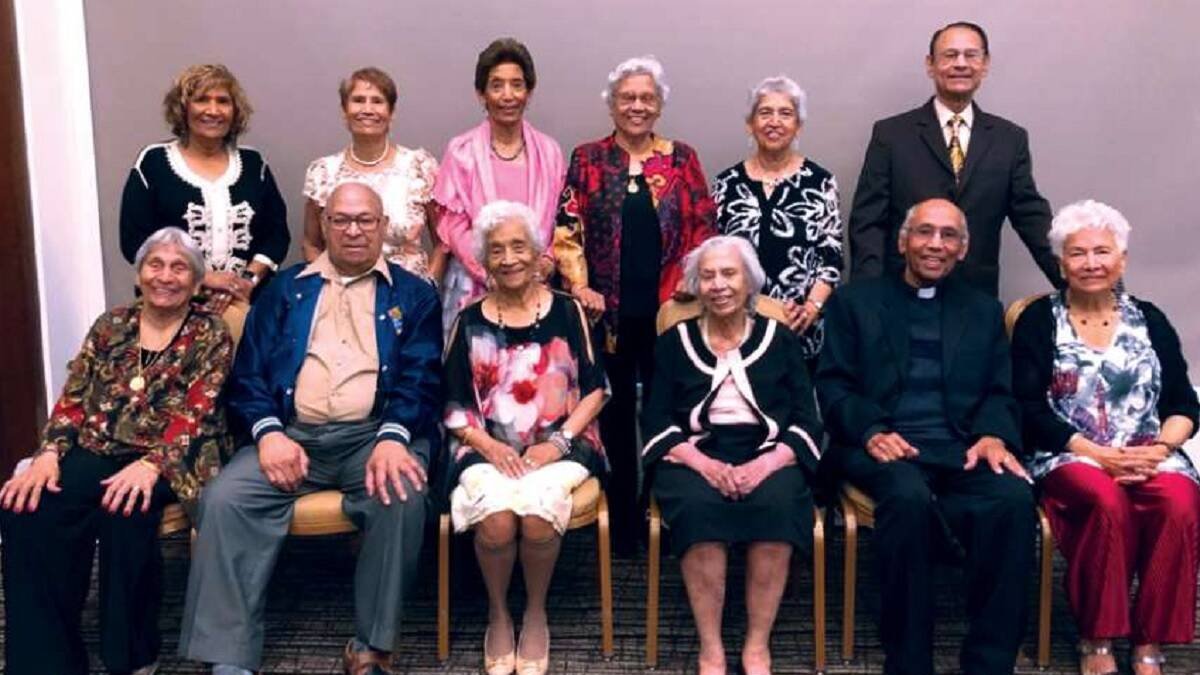 La familia D´Cruz al completo en una foto de hace un año