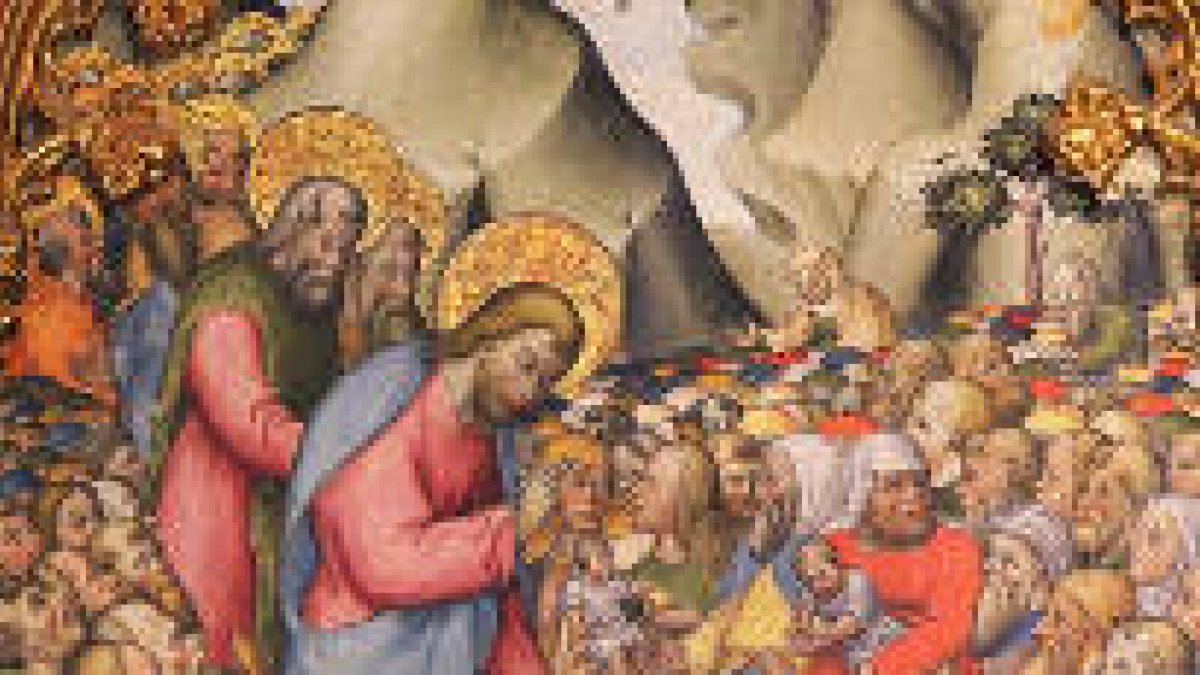 La gente comió hasta quedar saciada