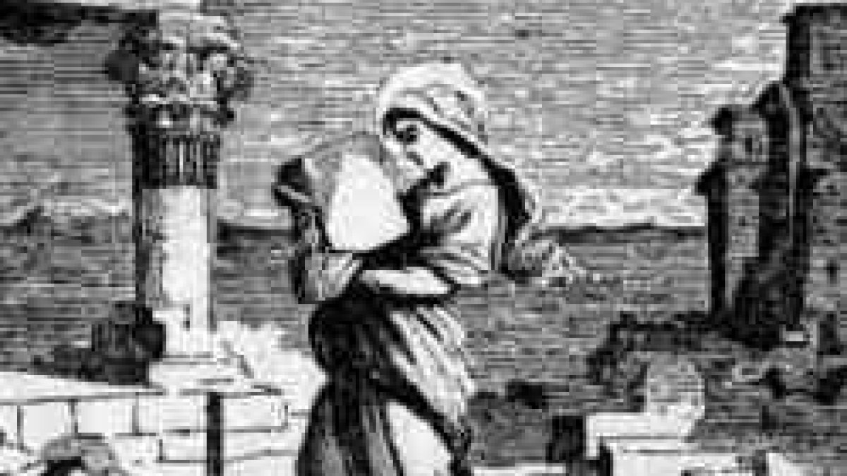 Santa Eufrasia y la piedra.