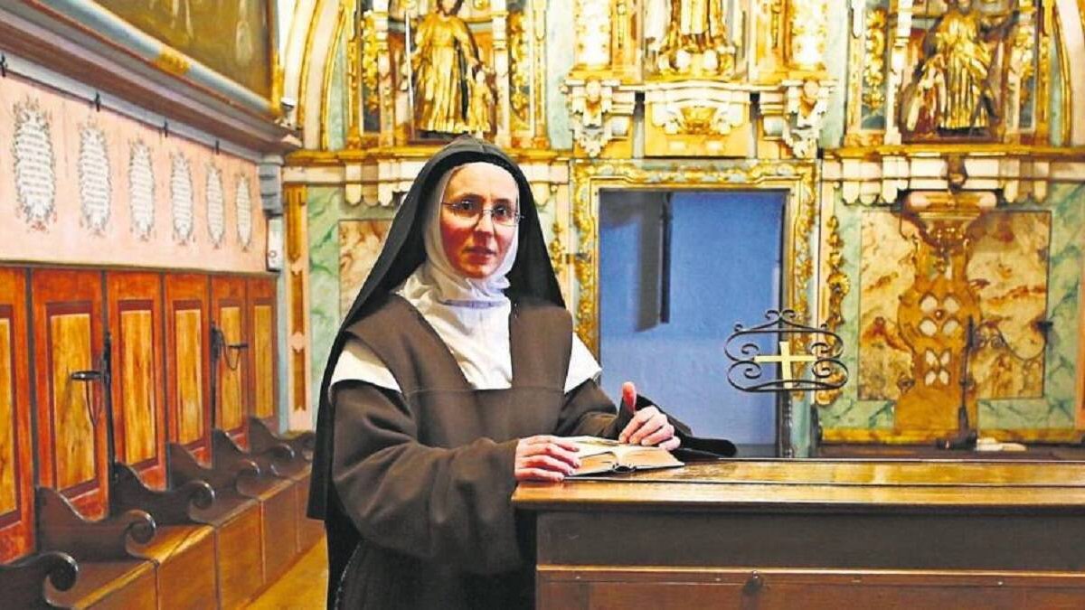 Sor Aude Aude de María es francesa pero ingresó en un convento de Santiago