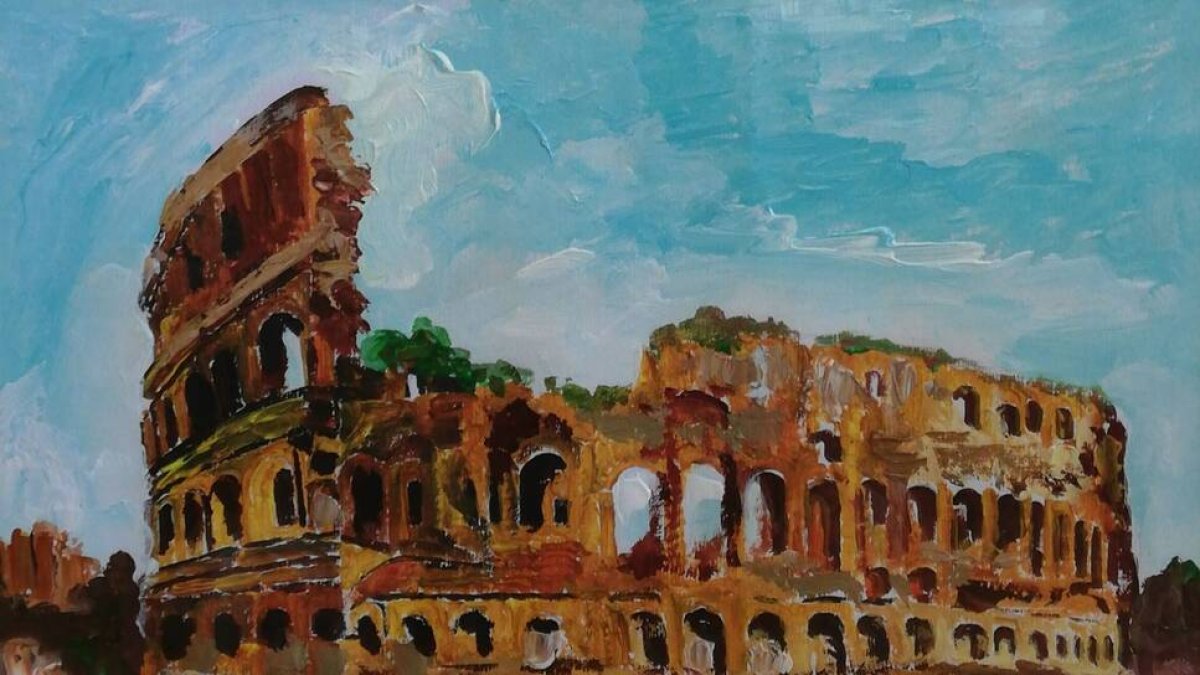 El Coliseo antes de las obras de consolidación de 1838. Por Daher.