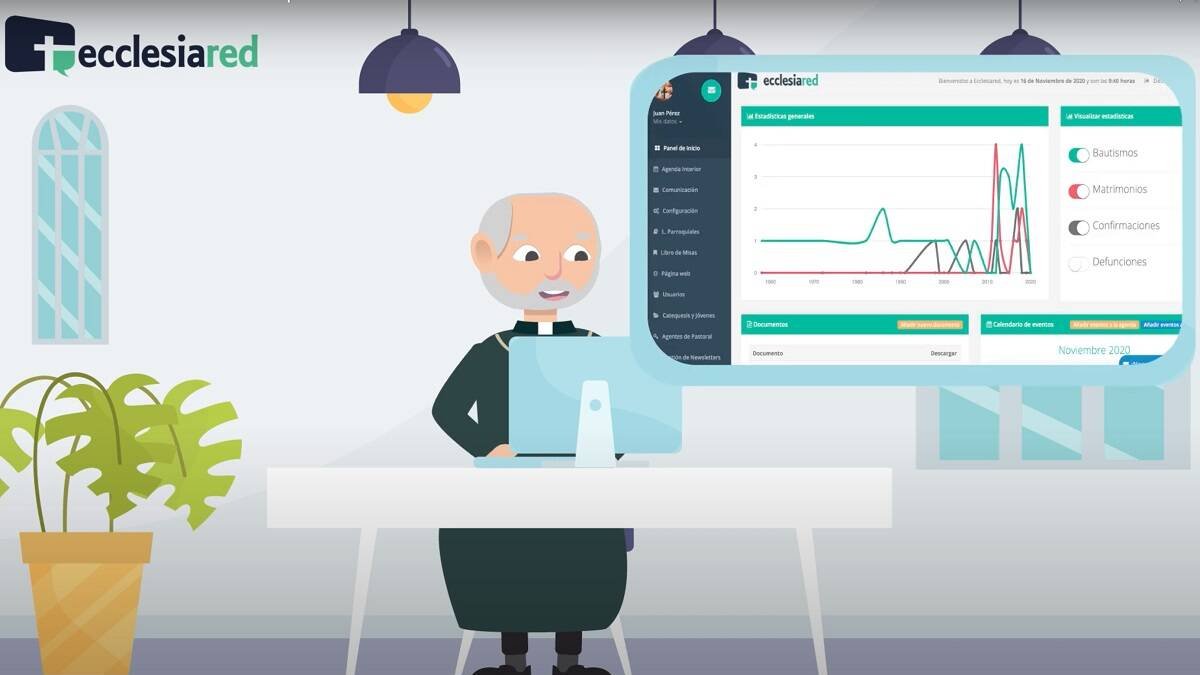 Ecclesiared se ha convertido en el software de administración parroquial y diocesano más importante del mundo.
