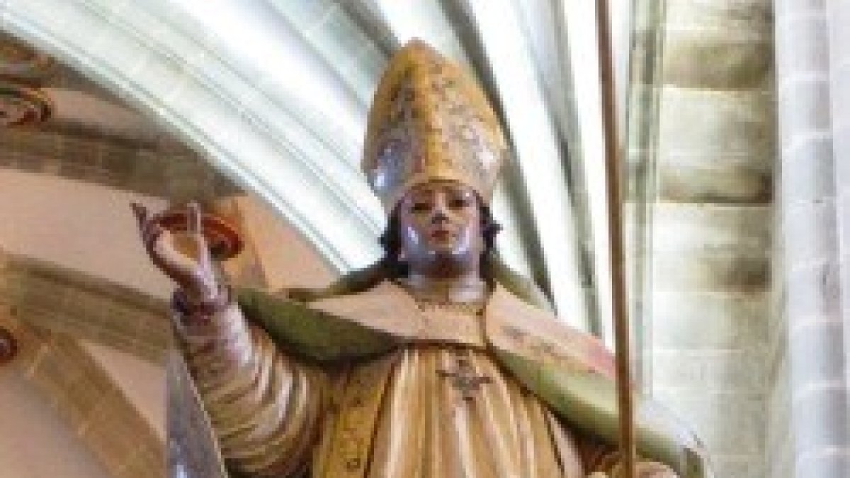 Imagen venerada en la Catedral de Astorga.