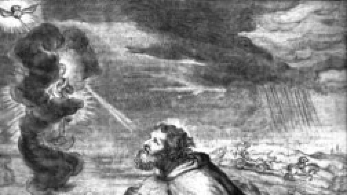 El Profeta San Elías ve la nubecilla.