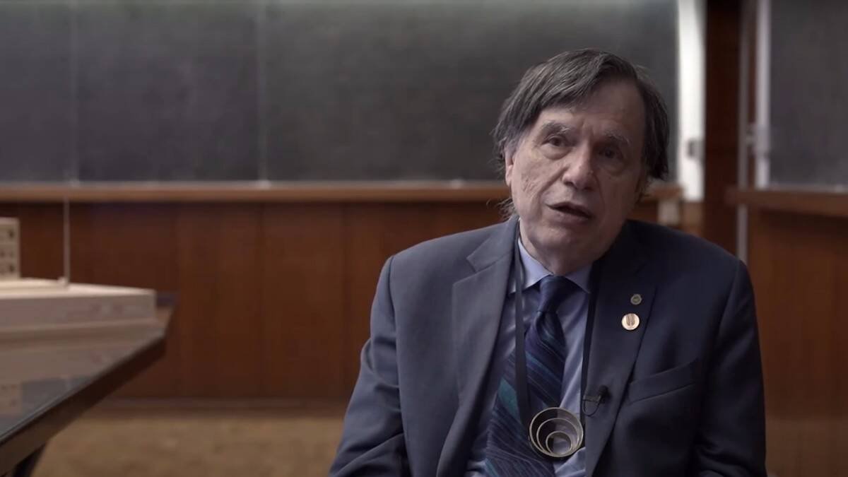 Giorgio Parisi fue anunciado el 5 de octubre como Premio Nobel de Física junto a Syukuro Manabe y Klaus Hasselmann. Foto: Captura del canal de Youtube de The Wolf Foundation.