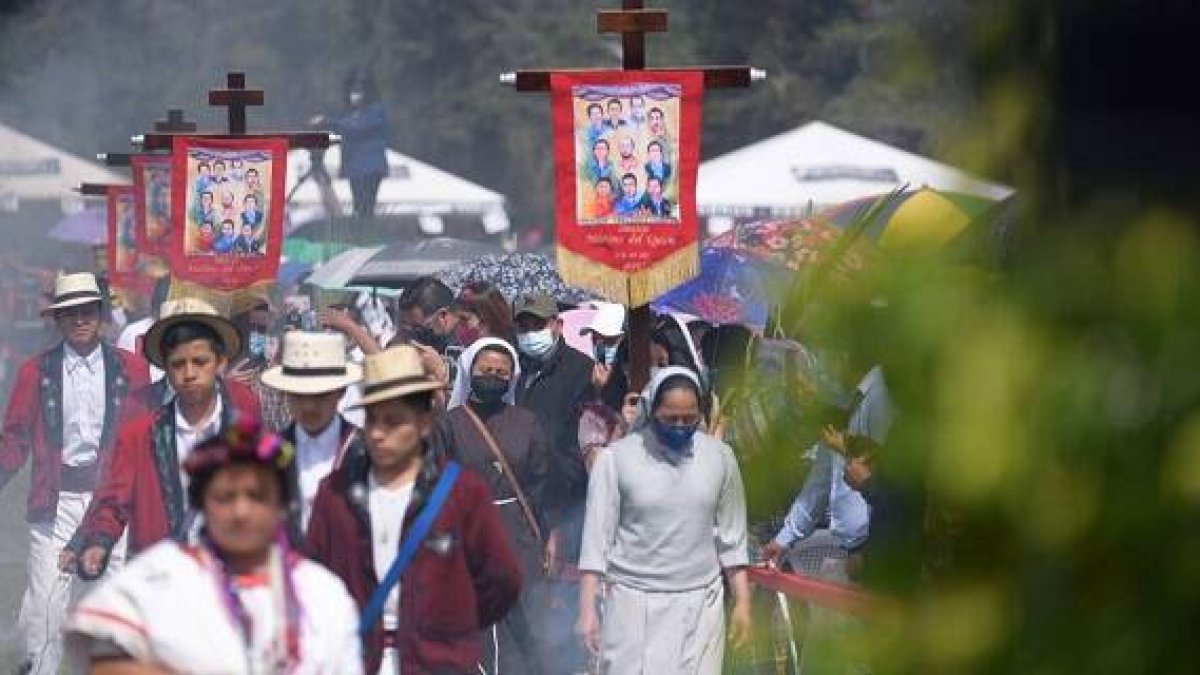 Devotos de los mártires del Quiché acudieron a su beatificación en Guatemala, incluyendo parientes de los mártires