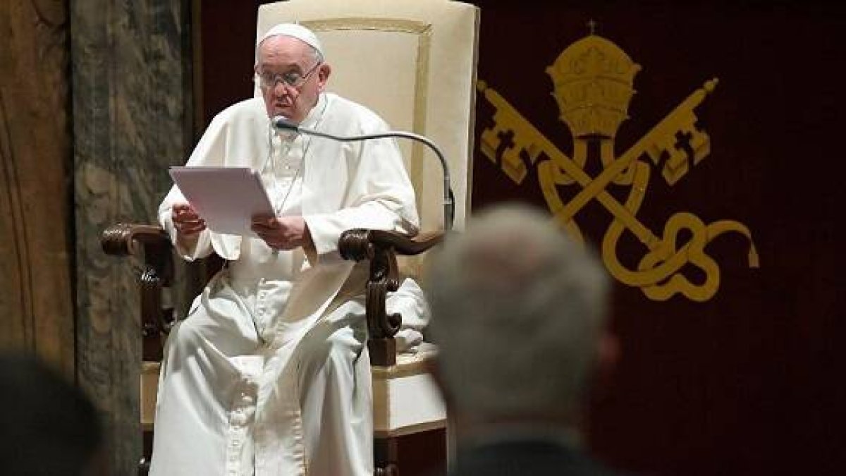 El Papa en su discurso ante la asamblea de la Academia Pontificia para la Vida en 2021