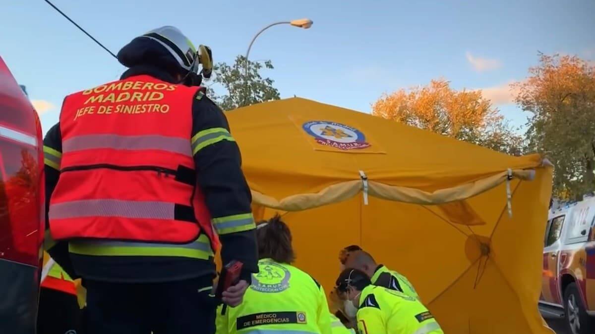 Los servicios de emergencia intentaron infructuosamente salvar la vida de la pequeña Mariquilla, de cinco años.