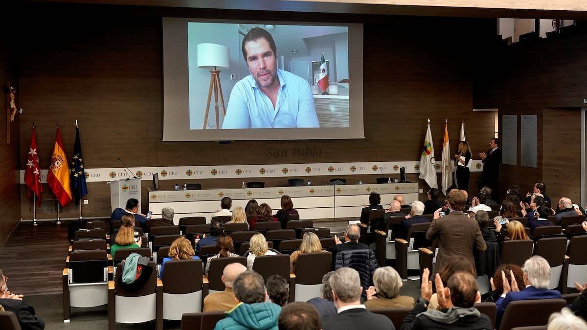 Eduardo Verástegui estuvo presente en el acto de entrega de los Premios ReL con un vídeo de agradecimiento en el que habló de su última película.