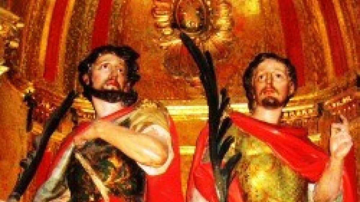 Imágenes veneradas en Bilbao.