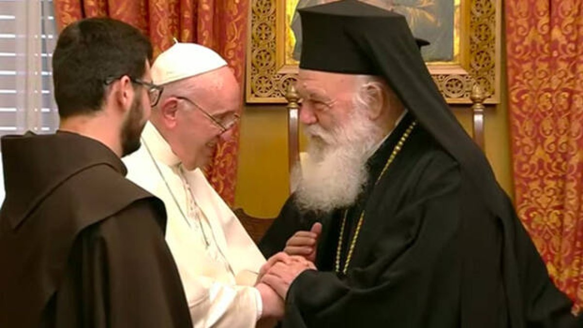 El Papa Francisco y Su Beatitud Jerónimo II