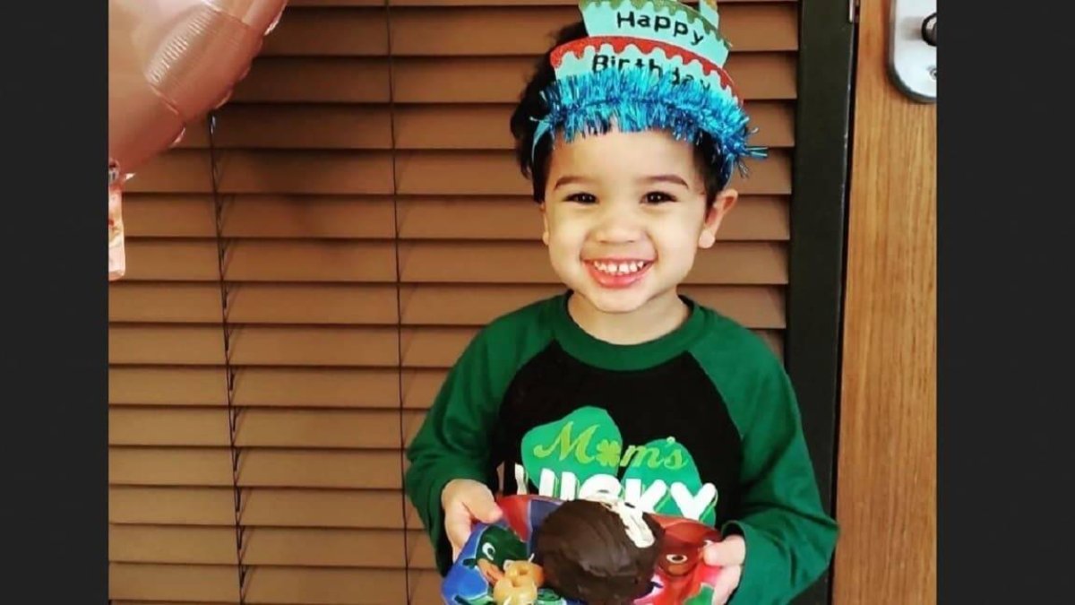 Isaiah acaba de cumplir 3 años