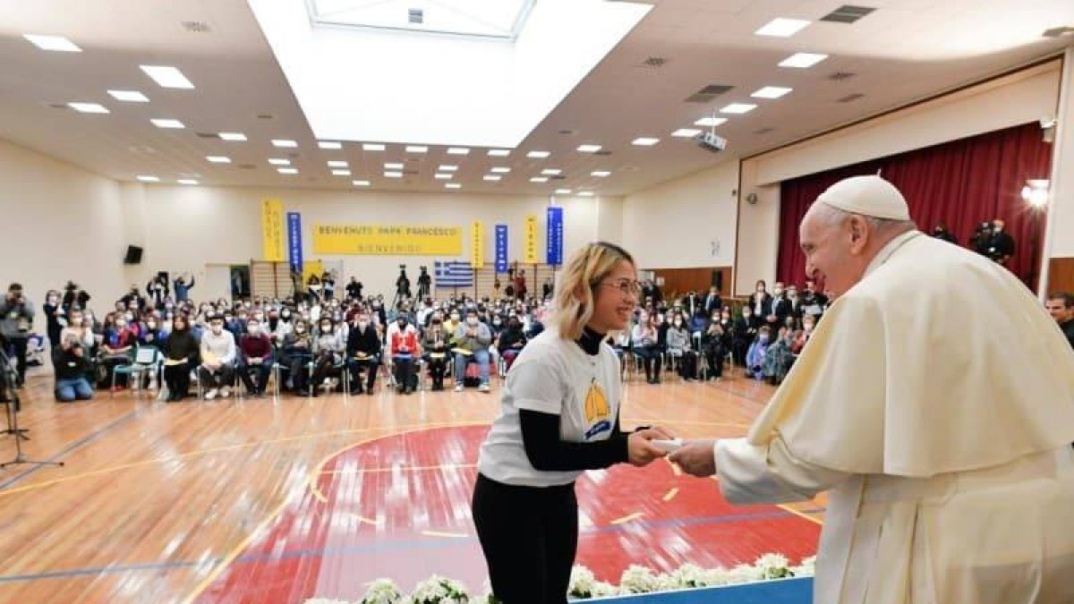 Francisco animó a los jóvenes a confiar en Dios en medio de las dudas y a volver al asombro primigenio. Foto: Vatican Media.