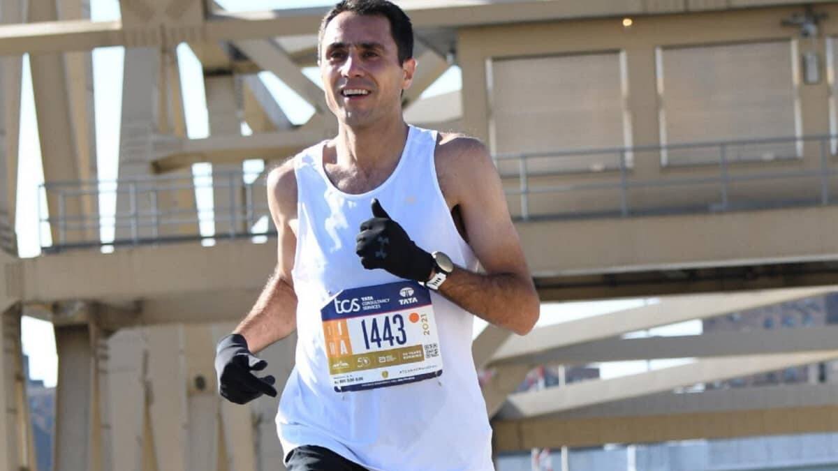 Este ha sido el cuarto maratón que ha corrido el padre Dueñas, actualmente vicerrector del Seminario Redemptoris Mater de Newark (EEUU) / Fotos: Jersey Catholic