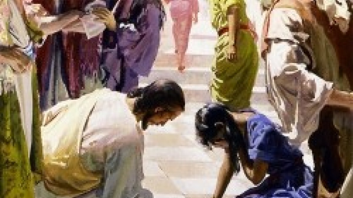 El que esté sin pecado, que le tire la primera piedra