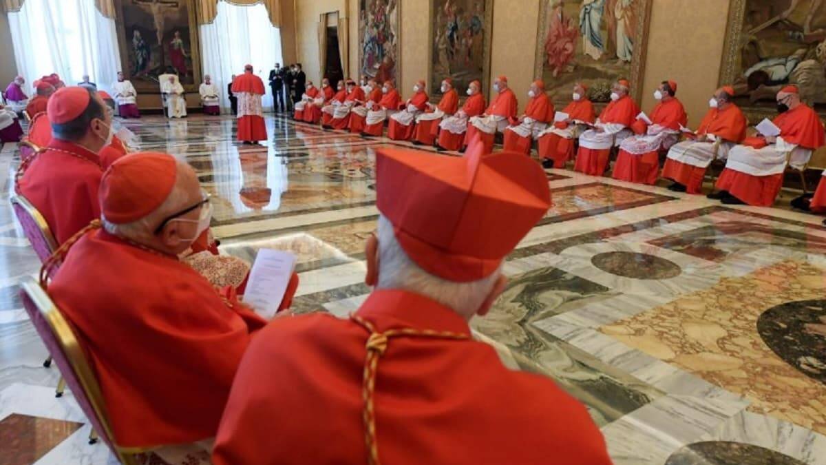 El Papa presidió el Consistorio Ordinario Público donde se trataron las causas de estos tres beatos, próximamente santos / Foto: Vatican Media
