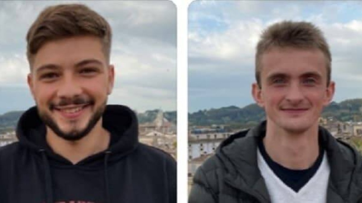Ihor (izquierda) y Bohdan (derecha) son dos jóvenes seminaristas ucranianos que se encuentran en Roma estudiando / CARF