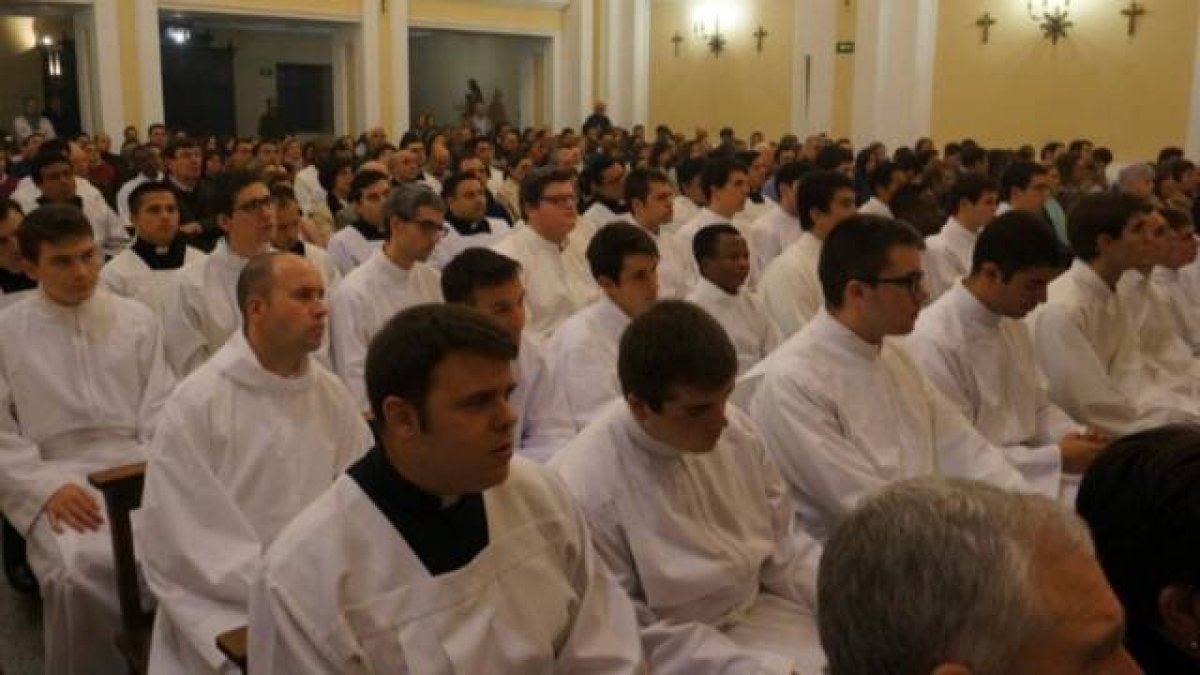Seminaristas del Seminario Mayor “San Ildefonso” en Toledo.