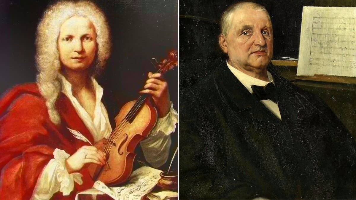 Antonio Vivaldi (1648-1741) y Anton Bruckner (1824-1896), dos grandes compositores de profunda fe católica sobre los que se vertieron calumnias que carecen de fundamentación histórica seria.