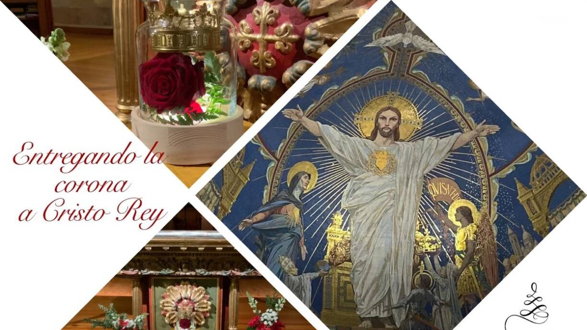 Hoy el reto del amor es entregarle la corona a Cristo