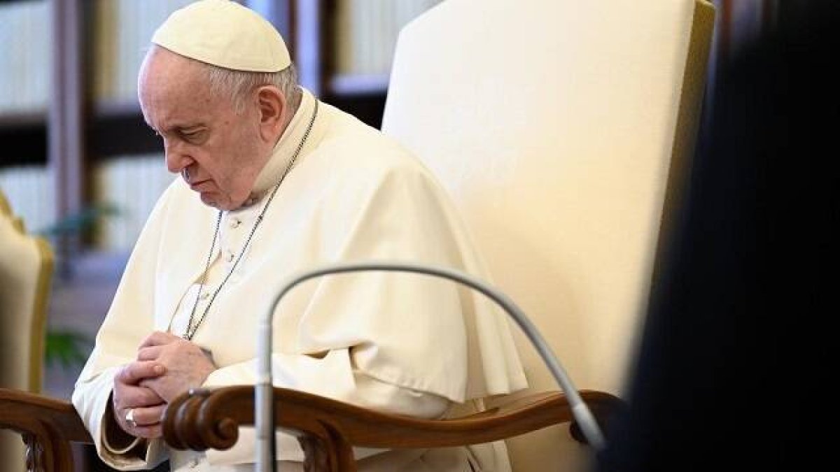 El Papa Francisco en su audiencia de los miércoles desde el Palacio Apostólico - este miércoles habló de la contemplación
