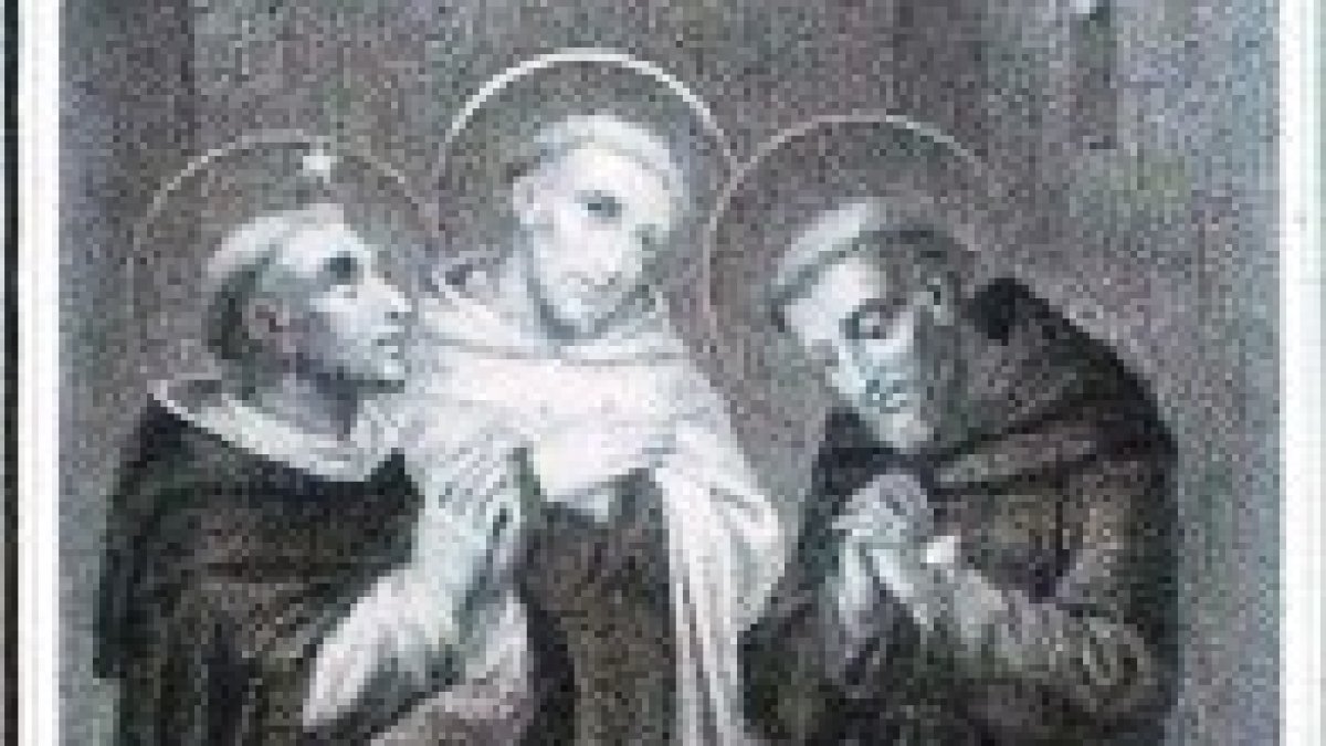 Los tres santos reunidos.