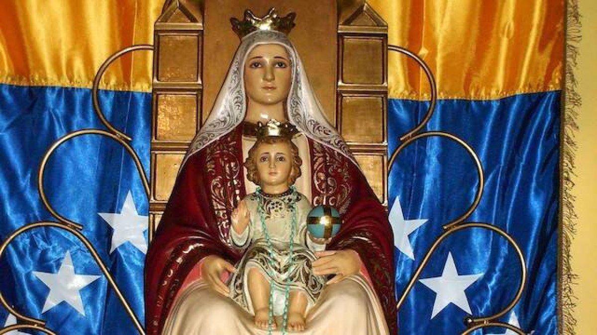 Virgen de Coromoto, patrona de Venezuela.
