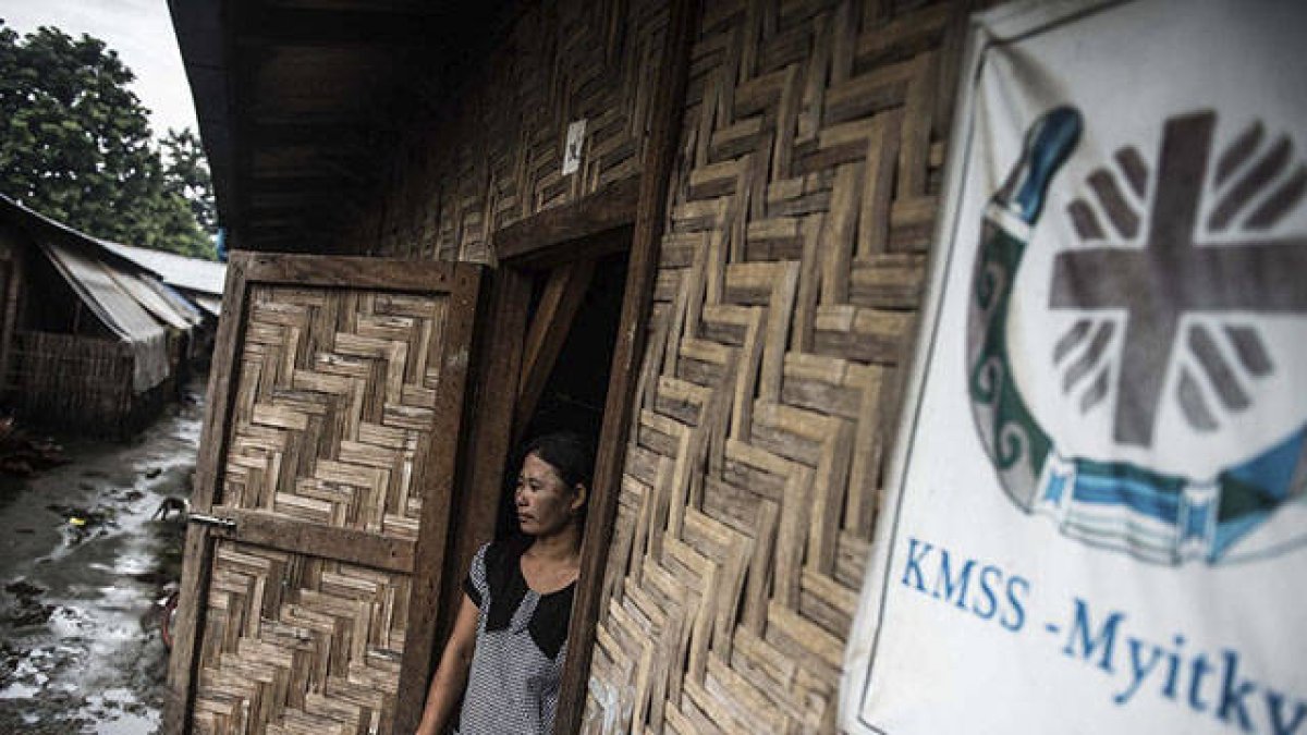 Centro de atención social dirigido por Caritas Myanmar