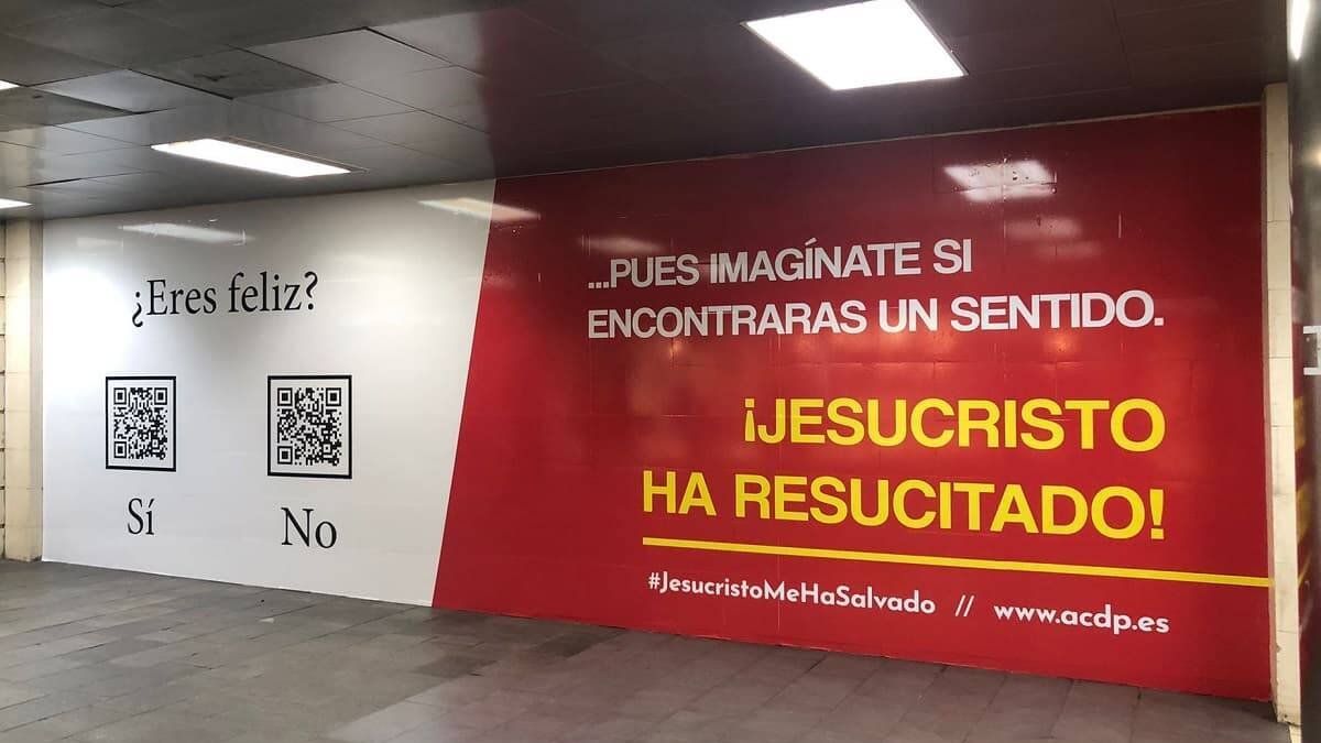 La campaña está en marquesinas, metros y cercanías de más de 100 ciudades españolas