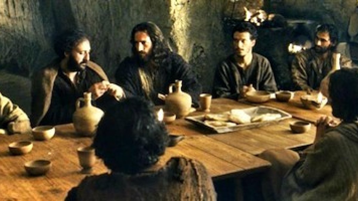 La Última Cena en La Pasión de Mel Gibson, inspirada en las visiones de Anna Catalina Emmerich.