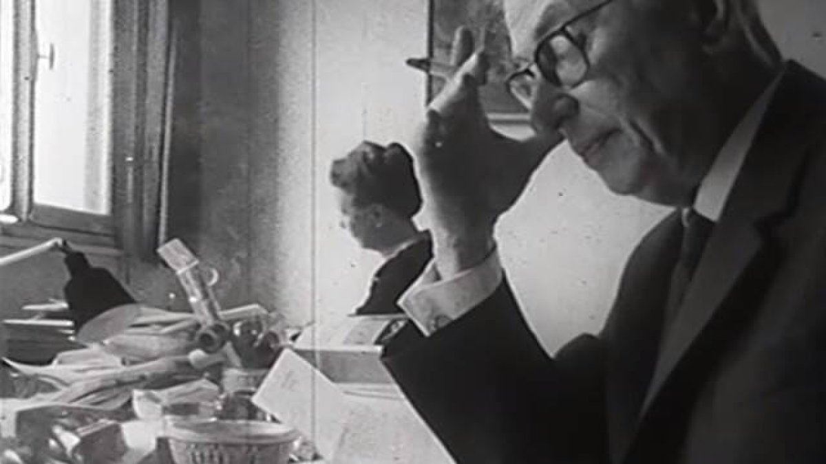 Jean-Paul Sartre y Simone de Beauvoir, dos de los santones de la izquierda sesentayochista, que en los años 60 y 70 buscaba la normalización de la pederastia como opción de libertad sexual. Foto: documental de 1967 de Radio Canadá.