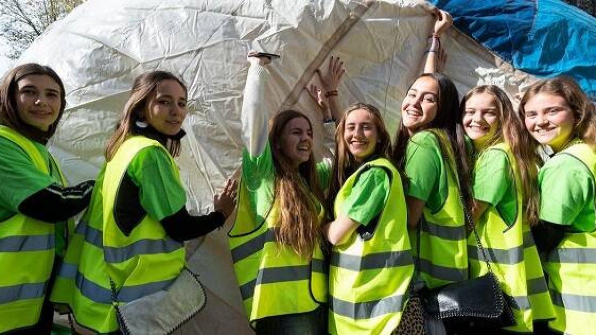 Voluntarias del Sí a la Vida en Madrid en 2019, la última antes de la pandemia... ahora, la defensa de la vida vuelve a las calles de España
