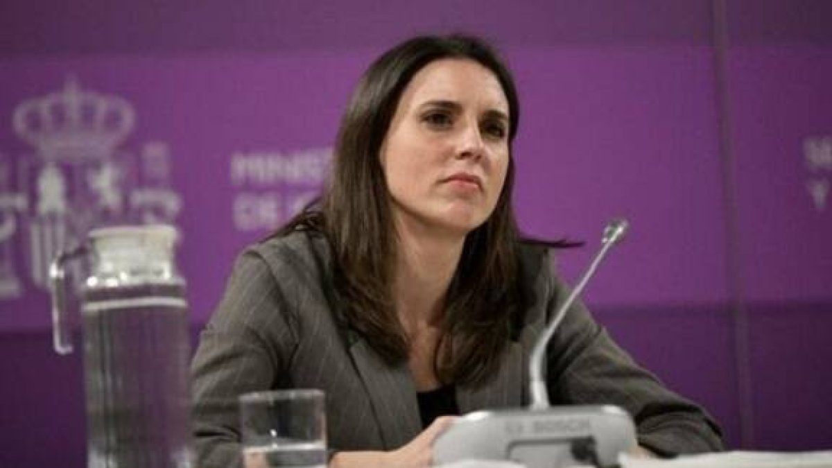 Irene Montero, ministra de Igualdad, impulsora de una tercera ley de aborto para España