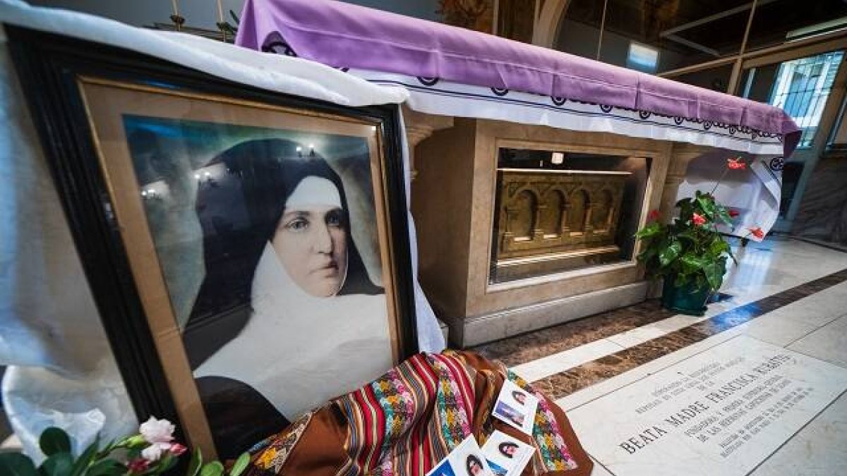 Tumba de la Madre Francisca Rubatto en Uruguay, donde desarrolló su acción misionera